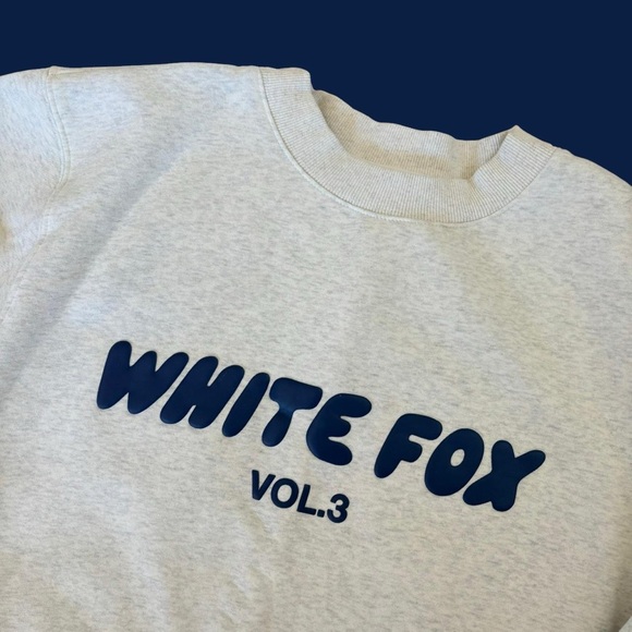 SOLD White Fox Boutique Gray Sweatshirt - Picture 2 of 4